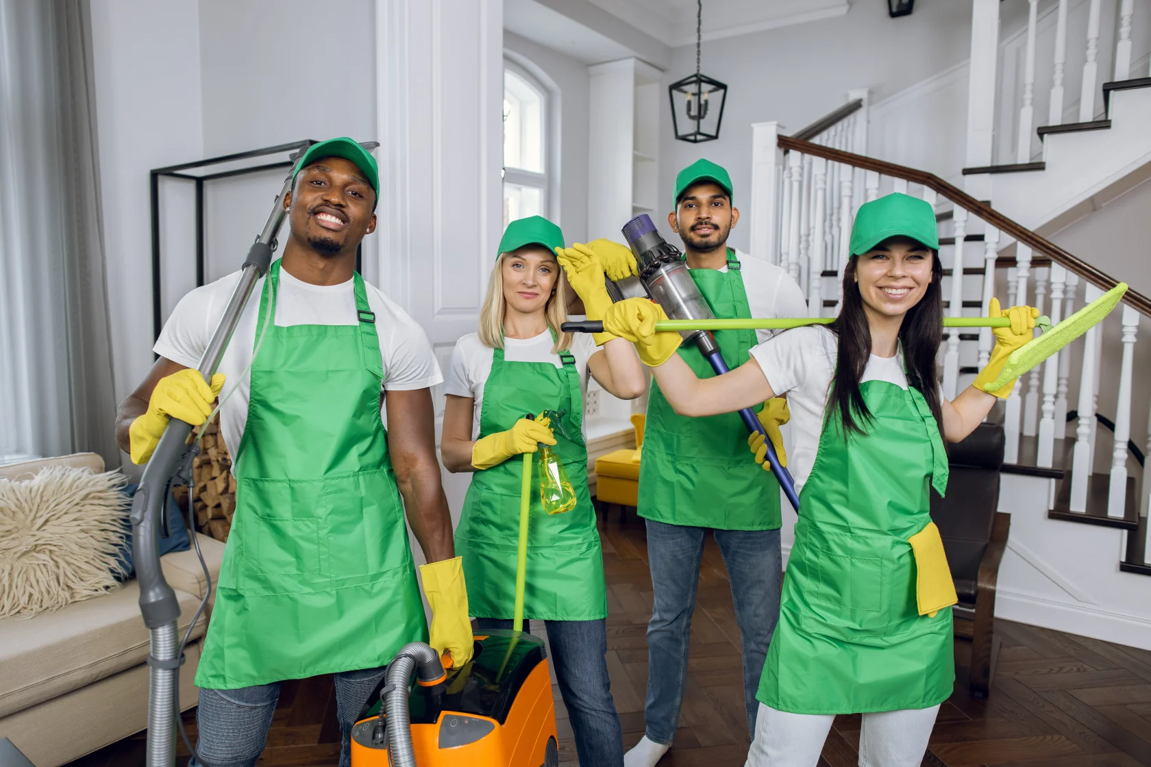 Jiffy elite maids cleaning team